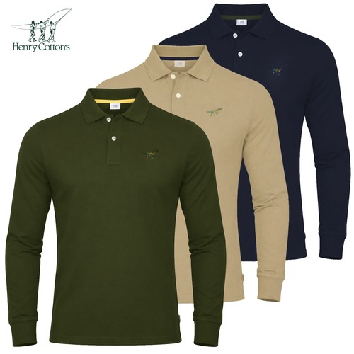 Polo uomo manica lunga henry - polo,