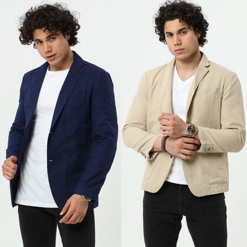Giacca blazer uomo cotone